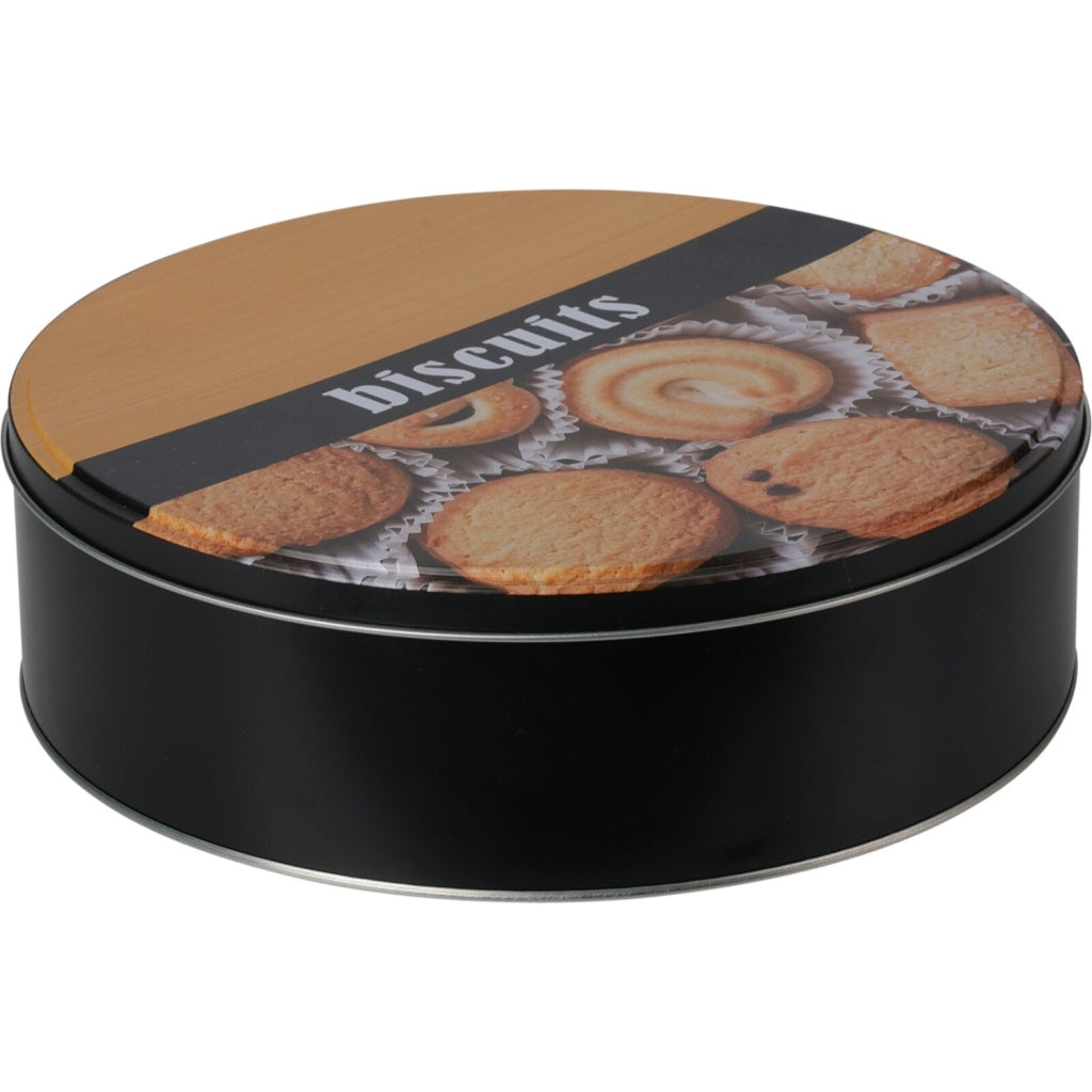 Excellent Houseware Koekblik 22X6.5 Cm Zwart/Bruin