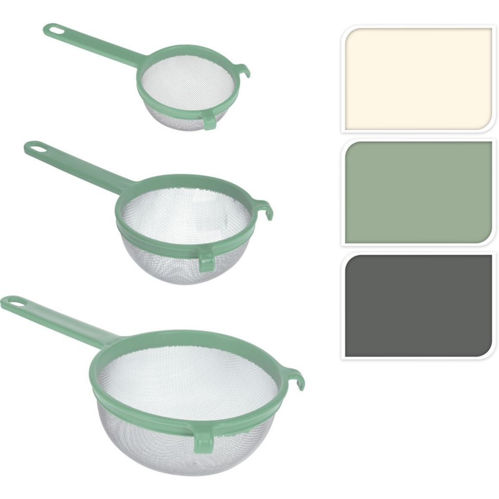 Excellent Houseware Zeefset 3-Delig Assorti