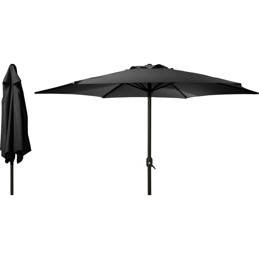 Overige Merken Parasol 300 Cm Donkergrijs