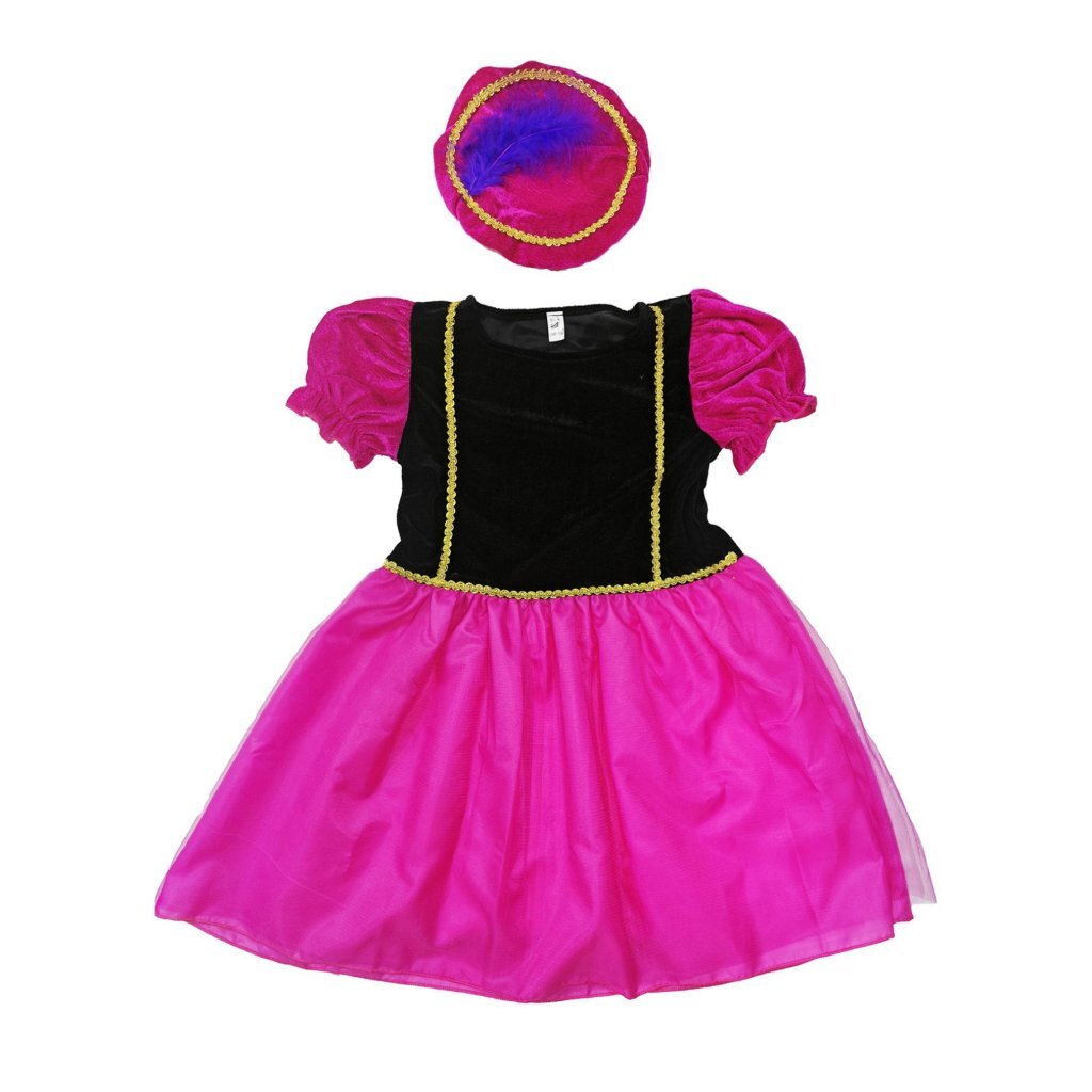 Overige Merken Pietenjurk 98-104 Roze/Paars