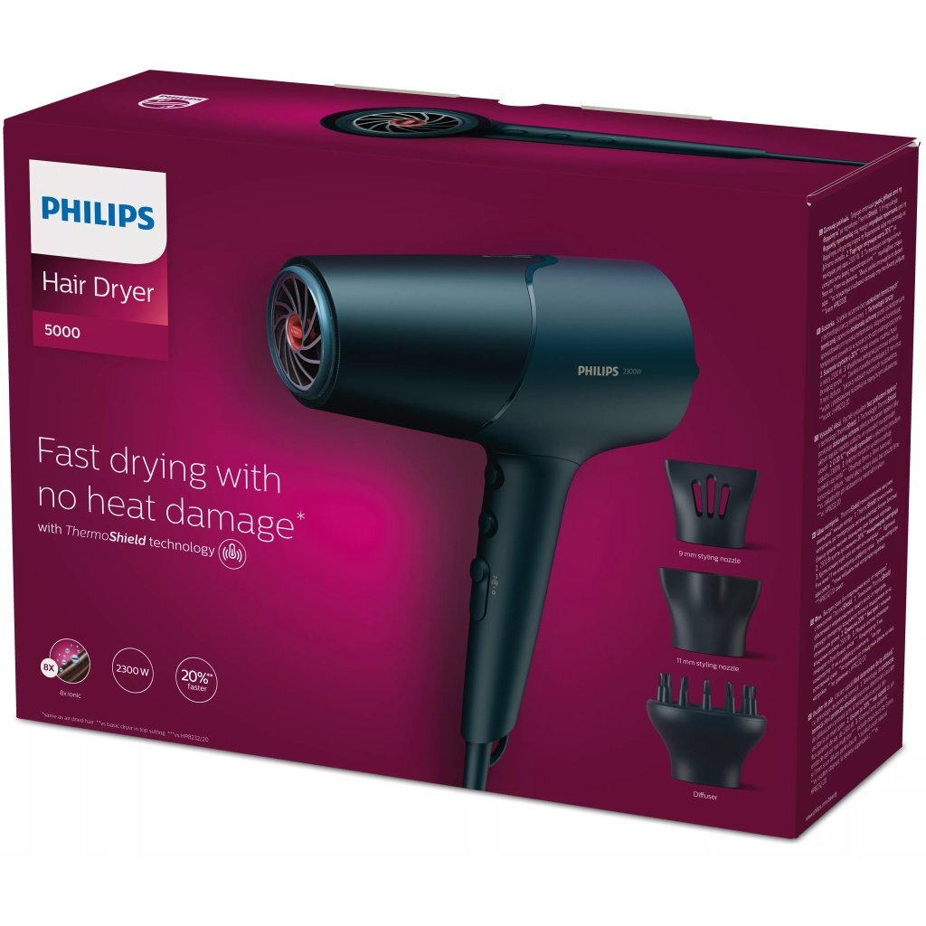 Philips Bhd512/20 F&Ouml;Hn 2300W Blauw