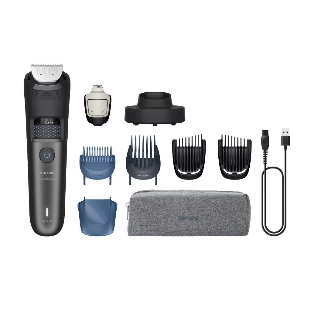 Philips Bt7665/15 Baardtrimmer Zwart/Blauw