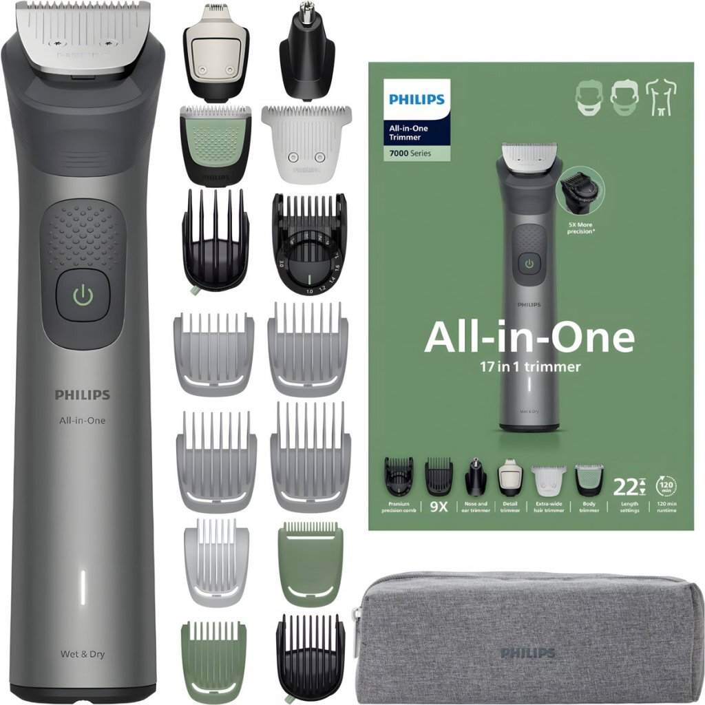 Philips Mg7941/15 7000 Series 17In1 Trimmer Grijs
