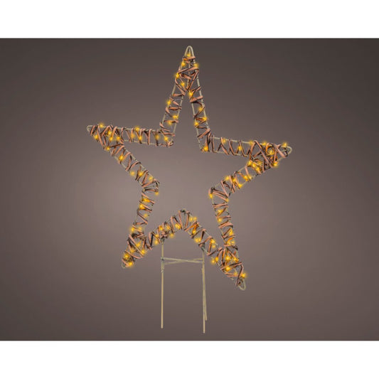 Overige Merken Decoratie Metalen Led Ster 1X48X54 Cm
