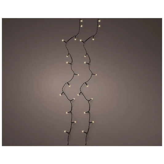 Lumineo Led Snoer 240 Led'S 1800 Cm Soft Gold Zwart