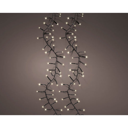 Lumineo Excellent Twinkle Led Snoer Voor Buiten 960 Leds 1500 Cm Warm Wit Licht Zwart