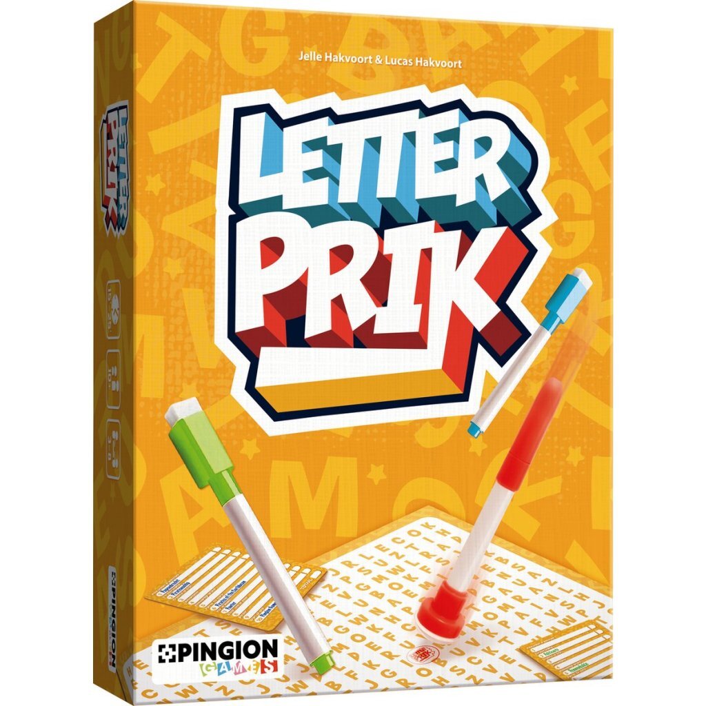 Overige Merken Pingion Games Letterprik Bordspel