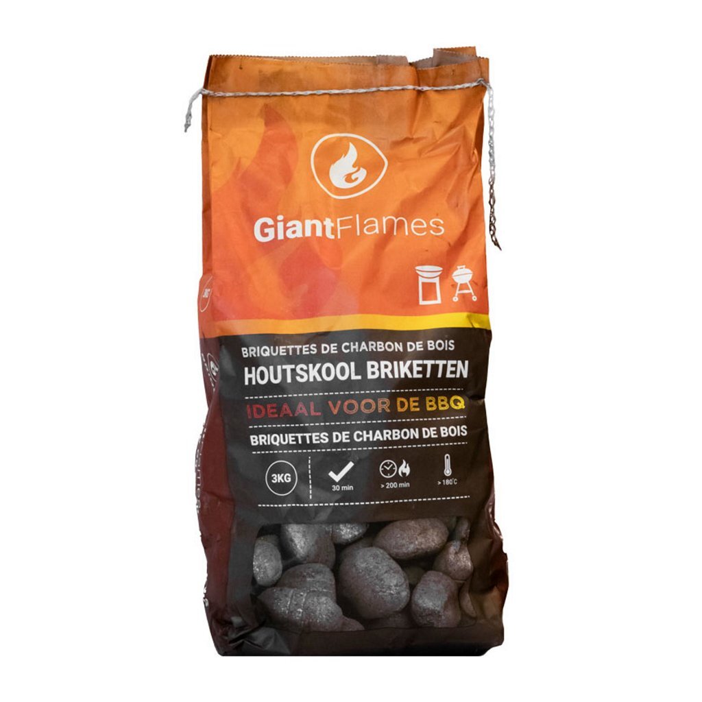 Overige Merken Giant Flames Houtskool 3 Kg