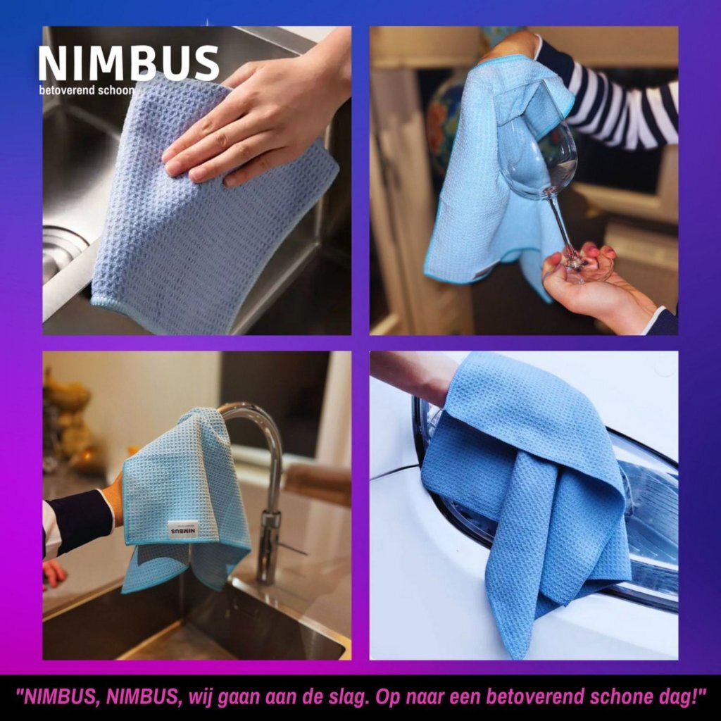 Overige Merken Nimbus Magic Droogdoek 60X40 Cm Blauw