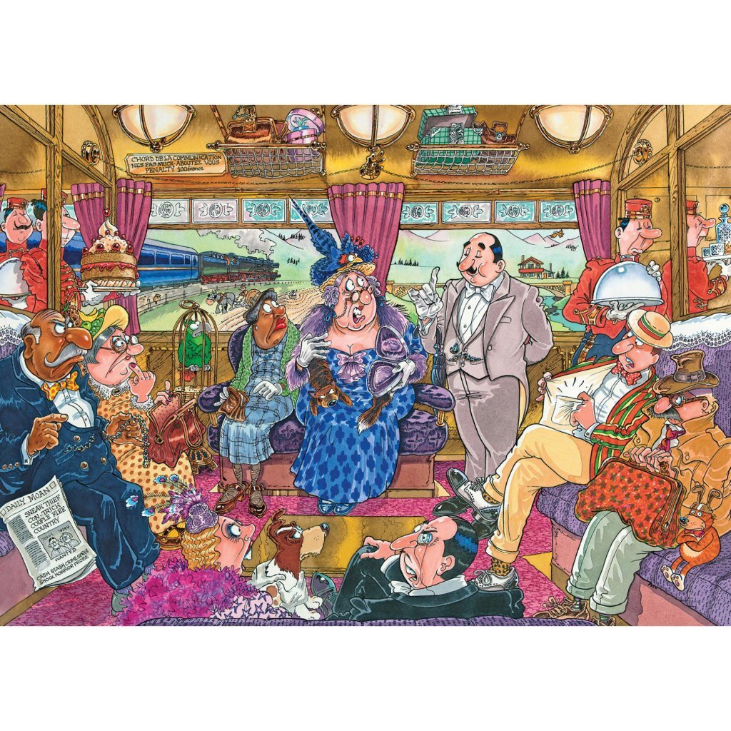 Jumbo Wasgij Puzzel Retro De Grote Treinroof 1000 Stukjes