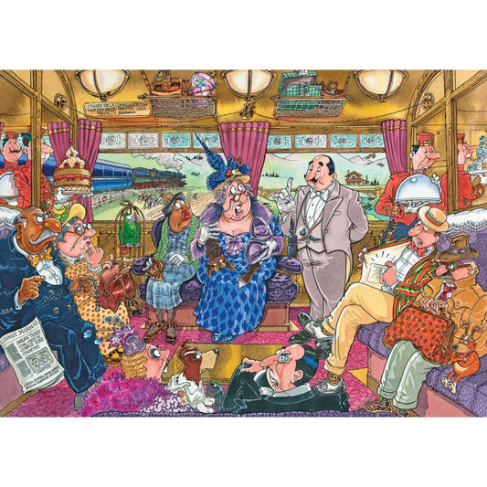 Jumbo Wasgij Puzzel Retro De Grote Treinroof 1000 Stukjes