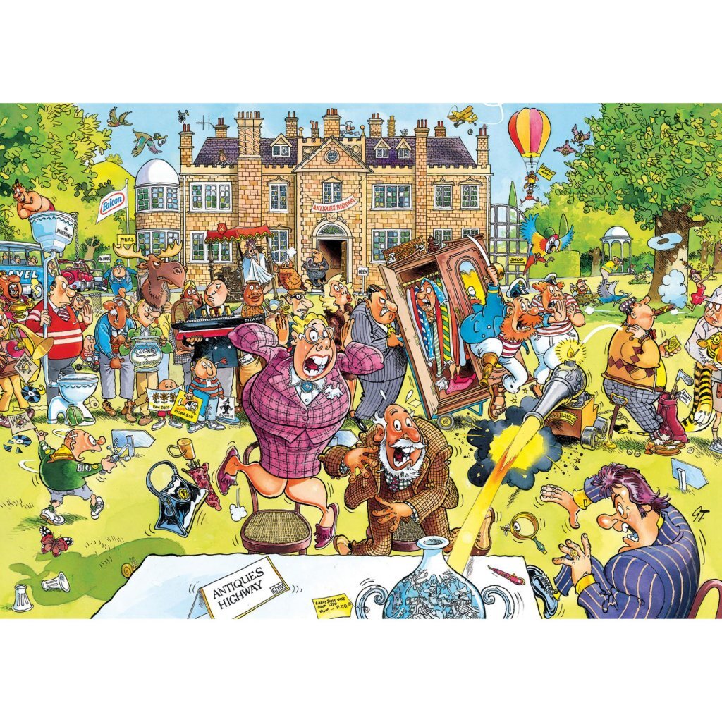 Jumbo Puzzel Wasgij Retro Original 10 Antiekjacht 1000 Stukjes