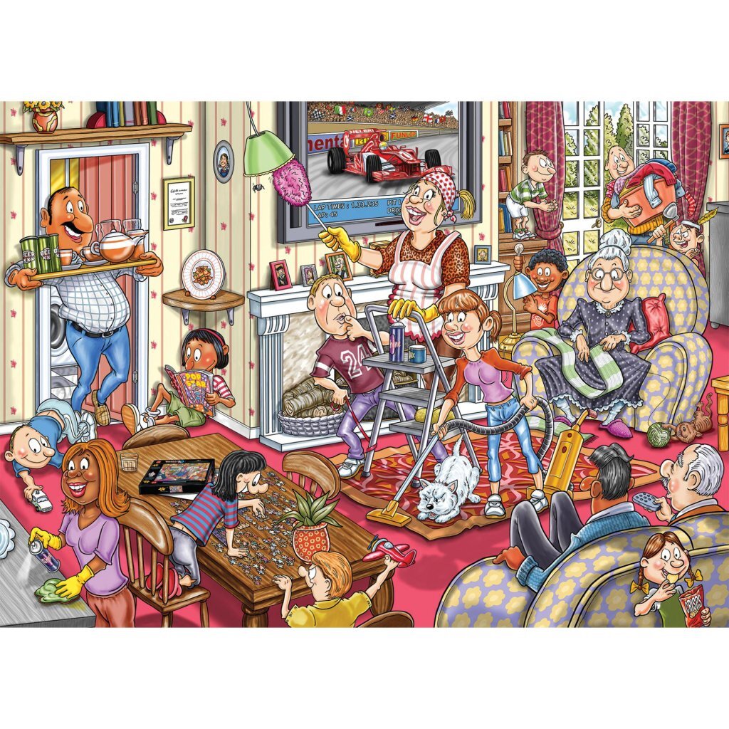 Jumbo Puzzel Wasgij Retro Mystery 10 Voorjaars Schoonmaak 1000 Stukjes