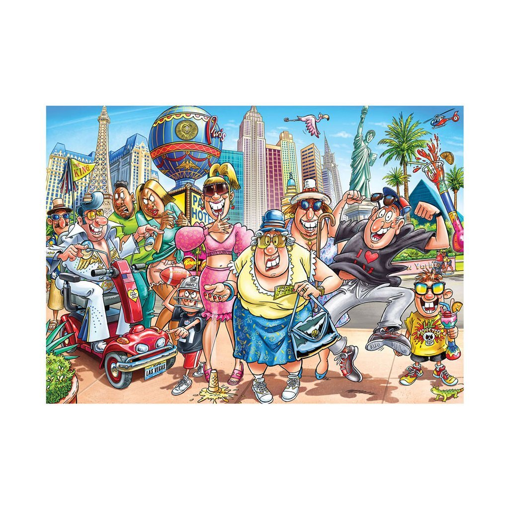 Jumbo Puzzel Wasgij Original 48 What Happens In Vegas! 1000 Stukjes