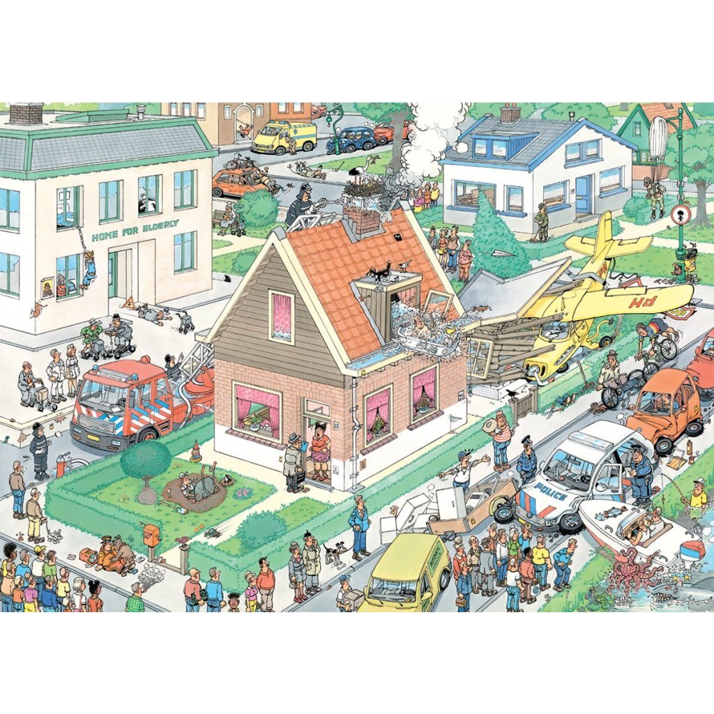 Jumbo Puzzel Jan Van Haasteren De Wet Van Murphy 1000 Stukjes + Poster