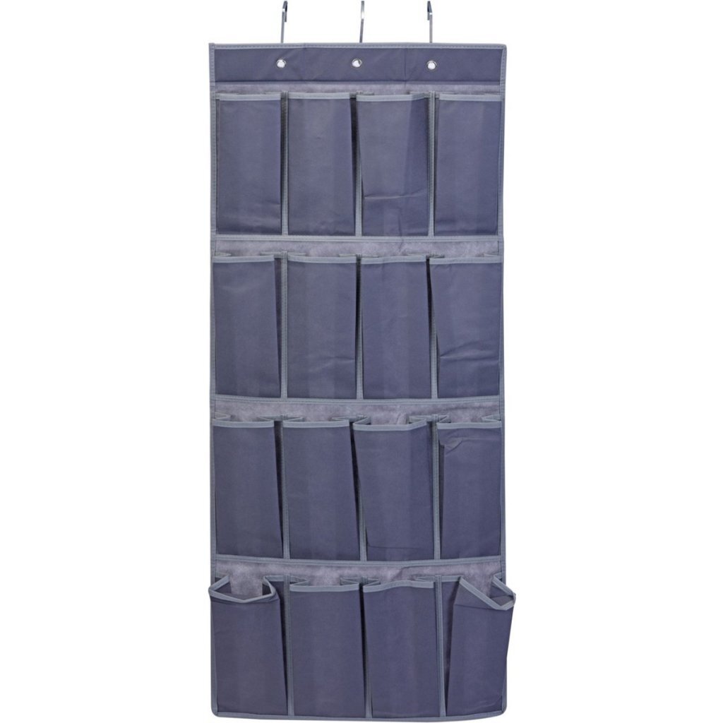 Storage Solutions Deurorganiser 45X110 Cm 16 Vakken Antraciet/Grijs
