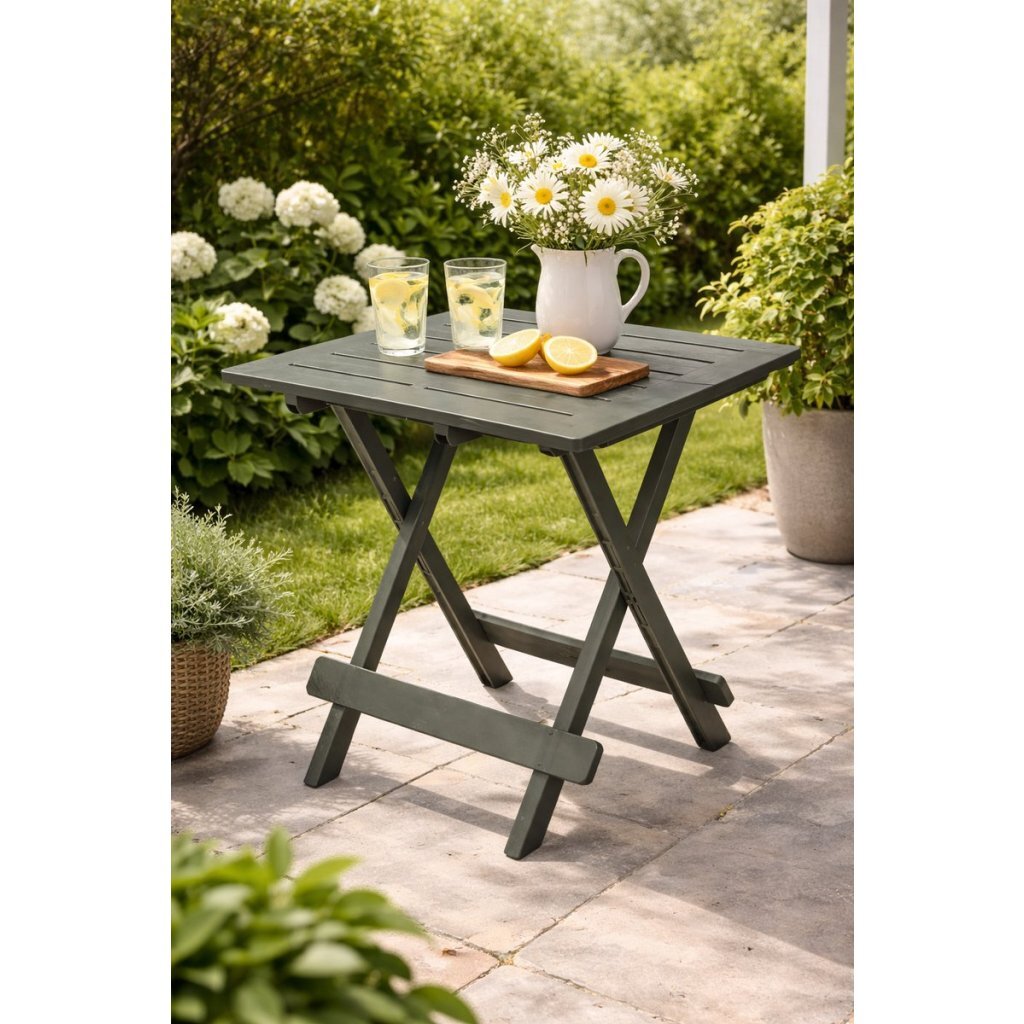Pro Gardencampingtafel 50X43X43 Saliegroen/Kunststof