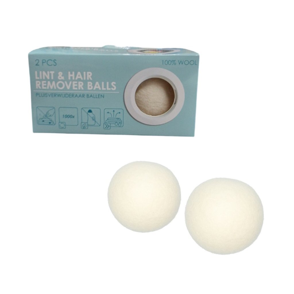 Overige Merken Wollen Wasdrogerballen 2 Stuks