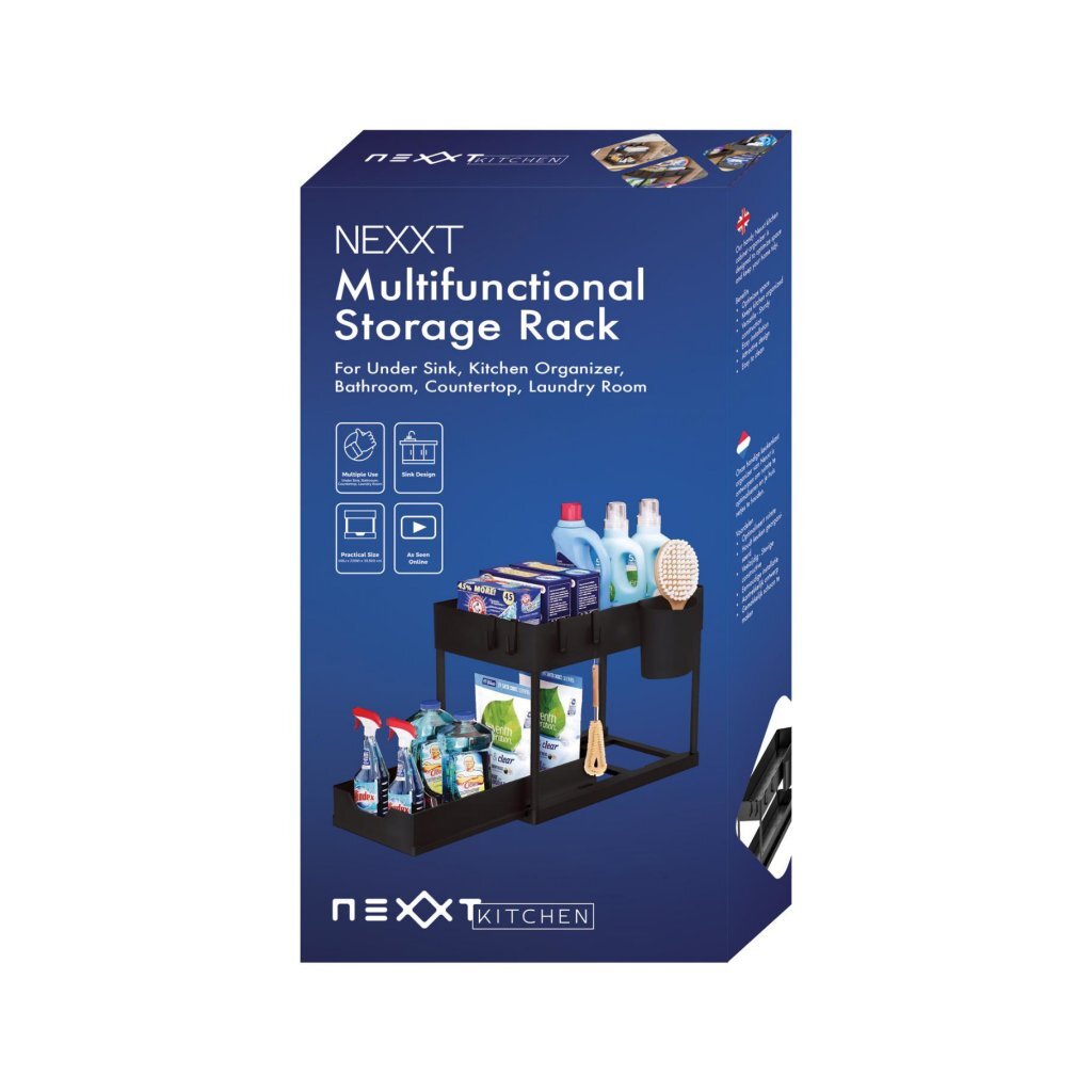 Overige Merken Nexxt Multifunctioneel Opbergrek 38X20.5X33.5 Cm Zwart