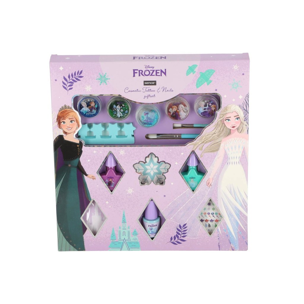 Disney Frozen Giftset Tattoo &Amp; Nails 13-Delig