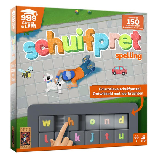 999 Games Schuifpret Spelling