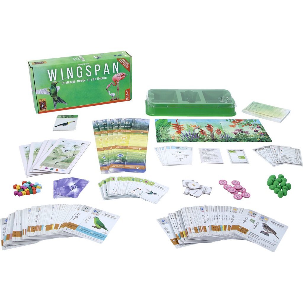 999 Games Wingspan Uitbreiding Midden- En Zuid-Amerika