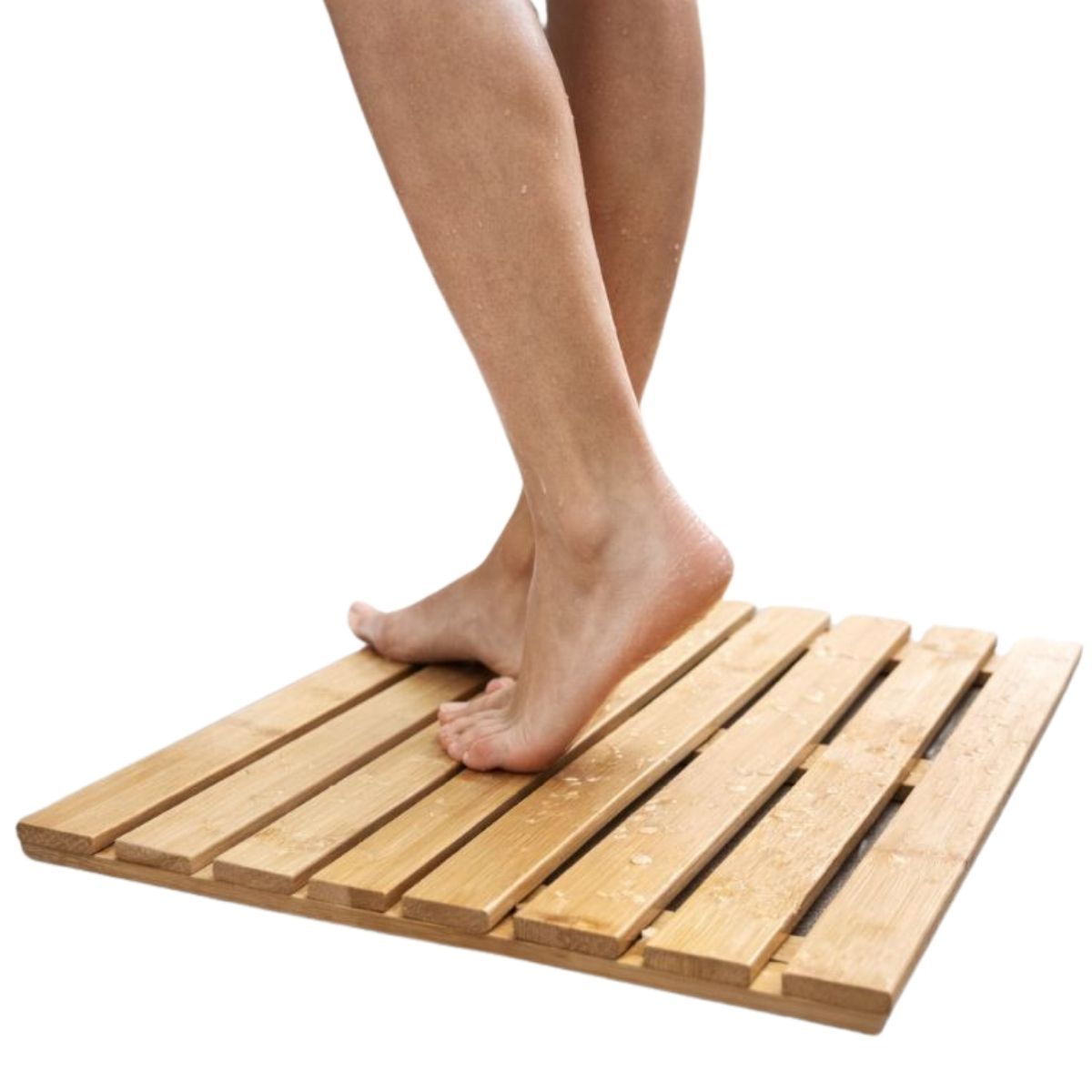 Ceruzo Douchemat - Antislip - Bamboe - 50 X 30 Cm