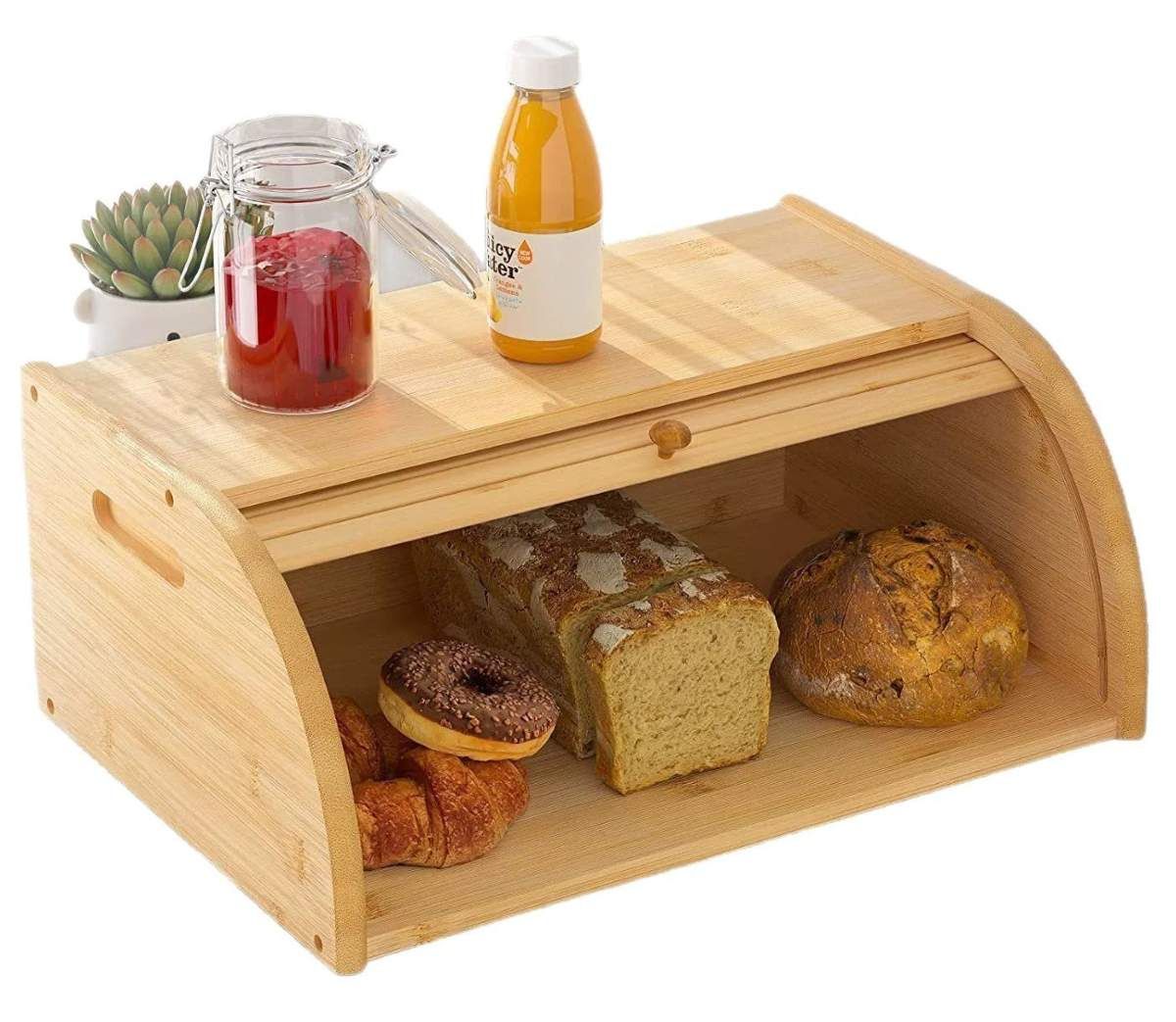 Ceruzo Broodtrommel Met Rolluik - Bamboe