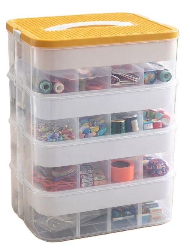 Ceruzo Opbergbox - Stapelbaar - 4 Lagen