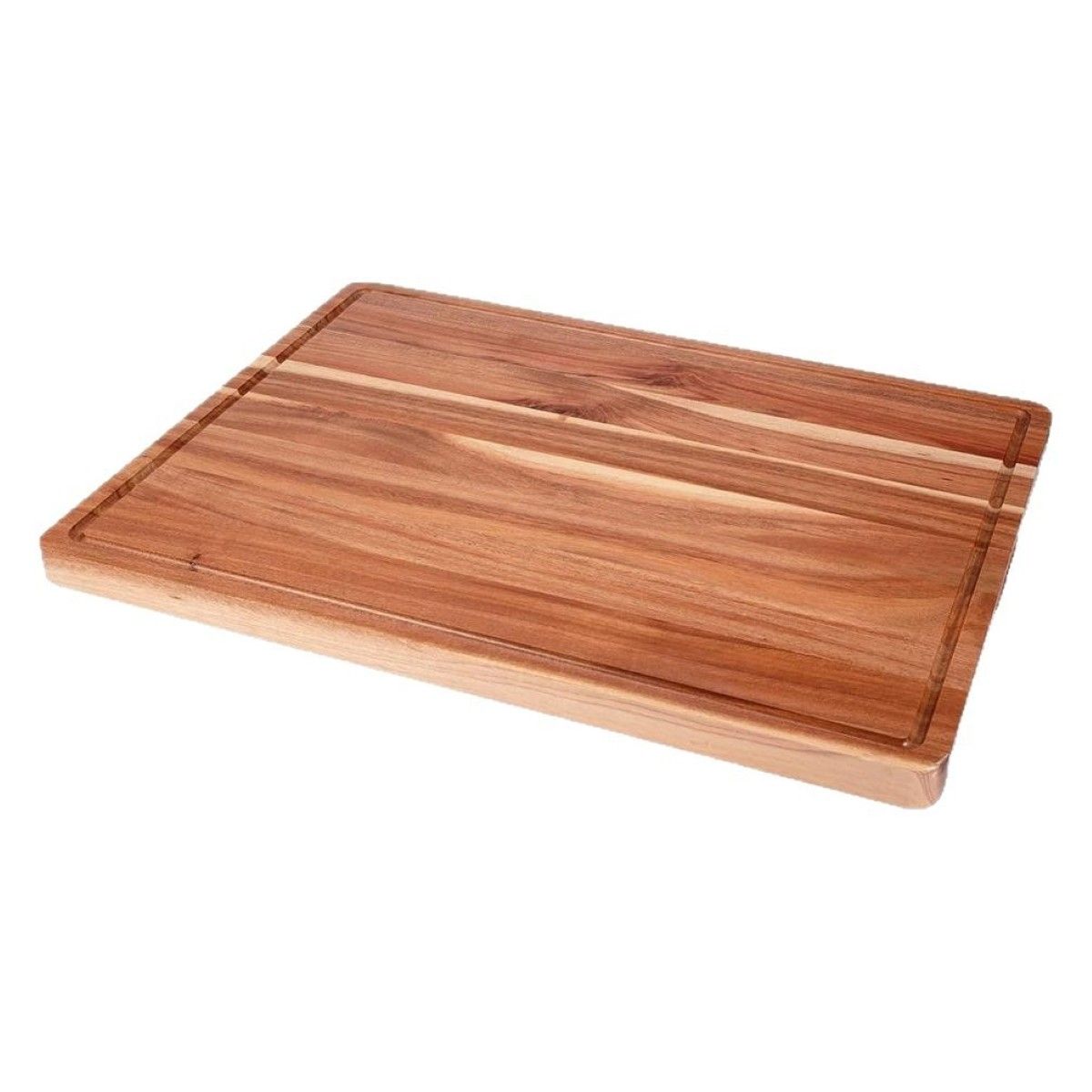 Ceruzo Acacia Houten Snijplank 38X25X2.5 Cm - Met Sapgroef En Handvaten