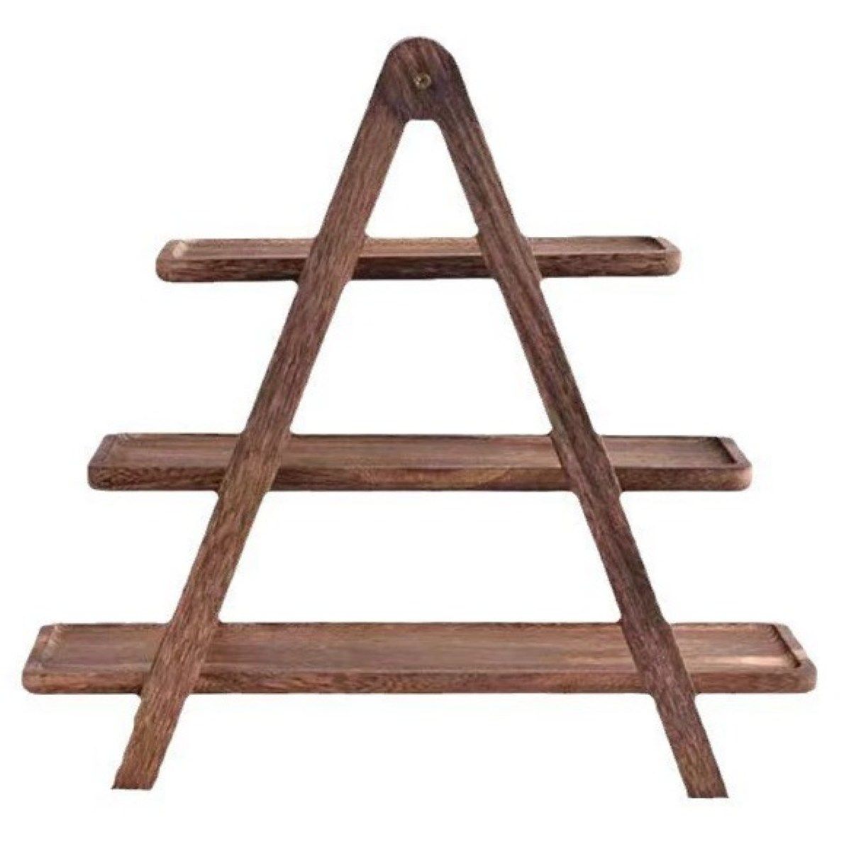 Ceruzo Serveerrek Hout - 3 Laags - 40 Cm
