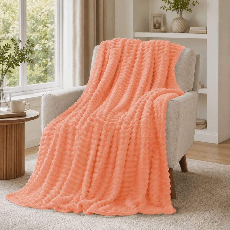 Ceruzo Fleece Deken - 150X200 Cm - Perzik