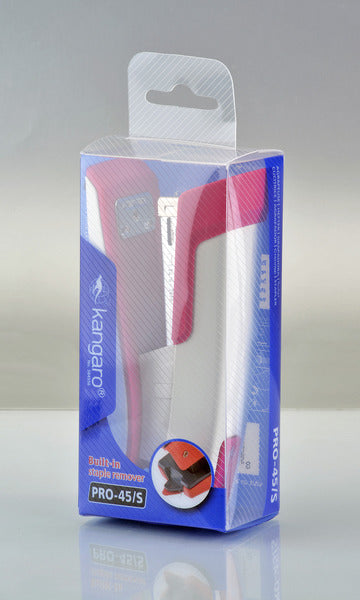 Kangaro K-7309639 Nietmachine Pro-45/S Inspiro Roze/Wit Max 30Vel, 24/6 Nieten
