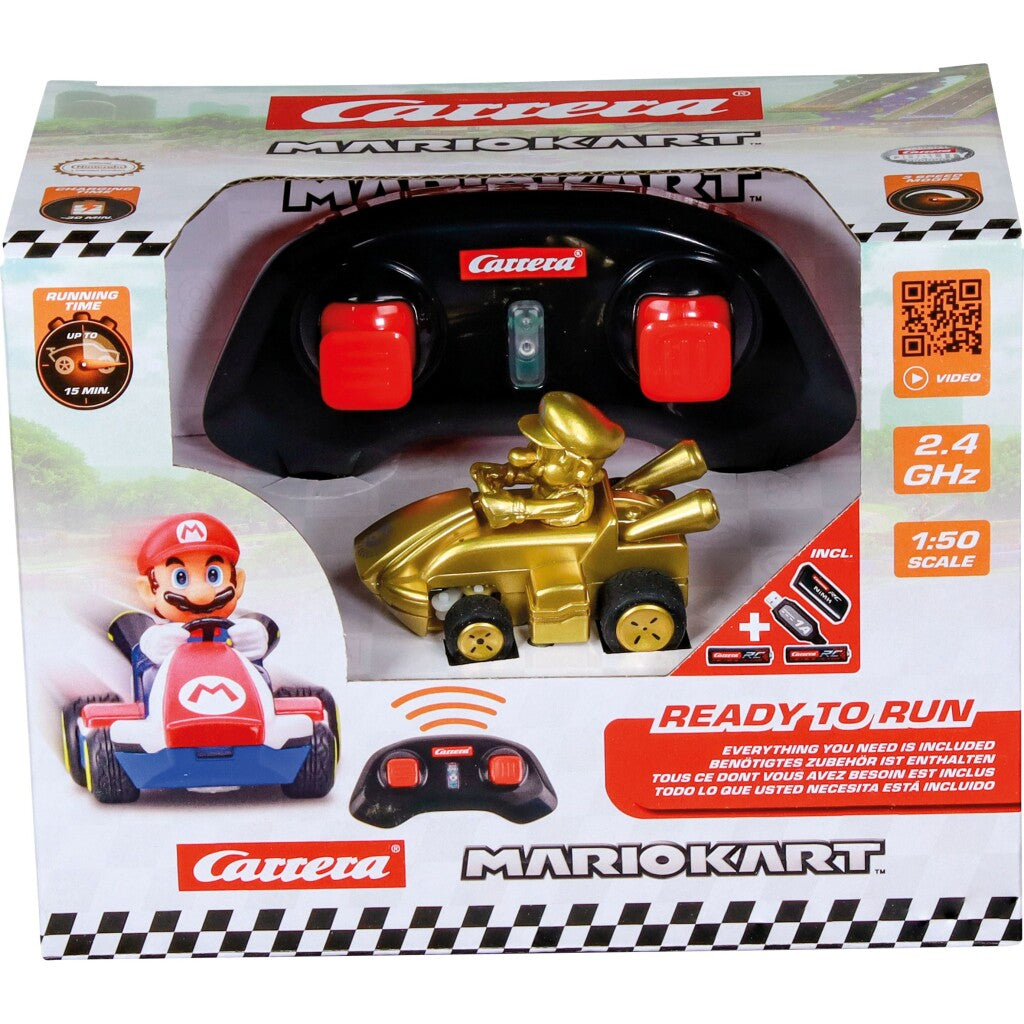 Carrera Rc Nintendo Super Mario Gold Mini 1:50