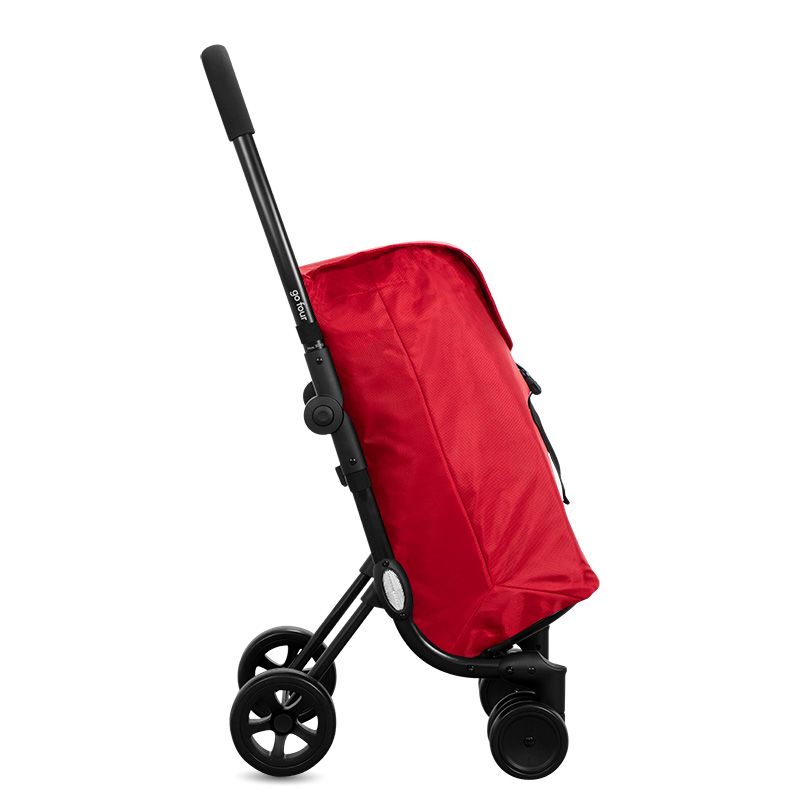 Ceruzo Go Four Boodschappentrolley  - Rood - 43.5 Liter - By Playmarket