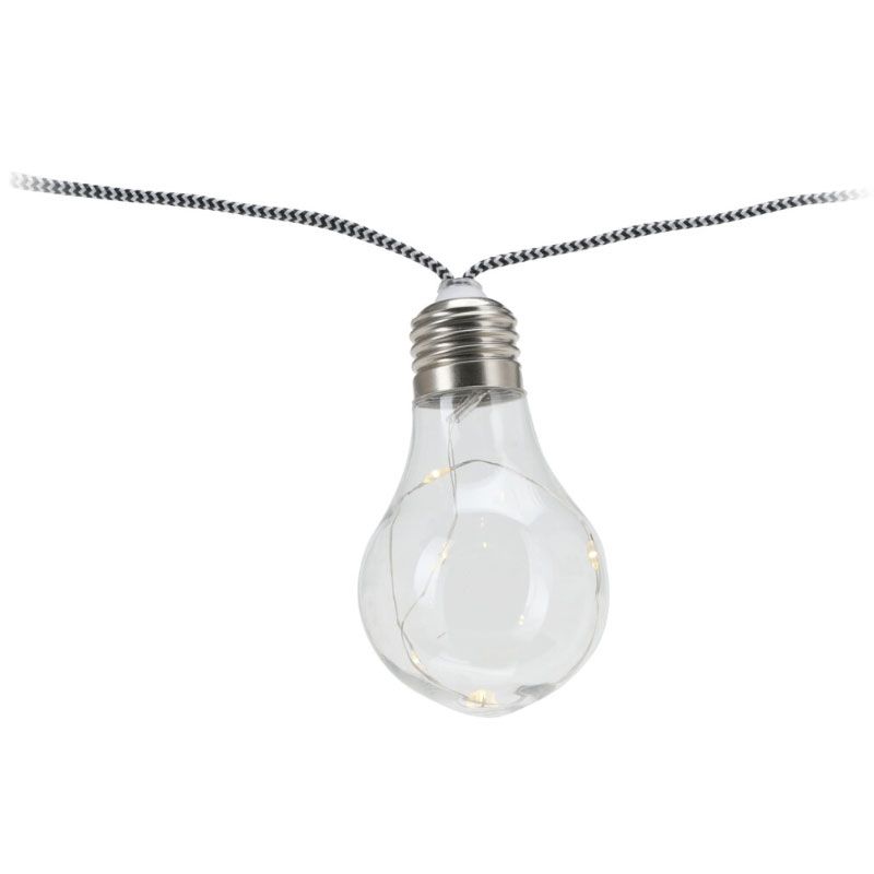 Feestverlichting Voor De Tuin - 450Cm - Warm Wit - 10X5 Led - Gevlochten Snoer