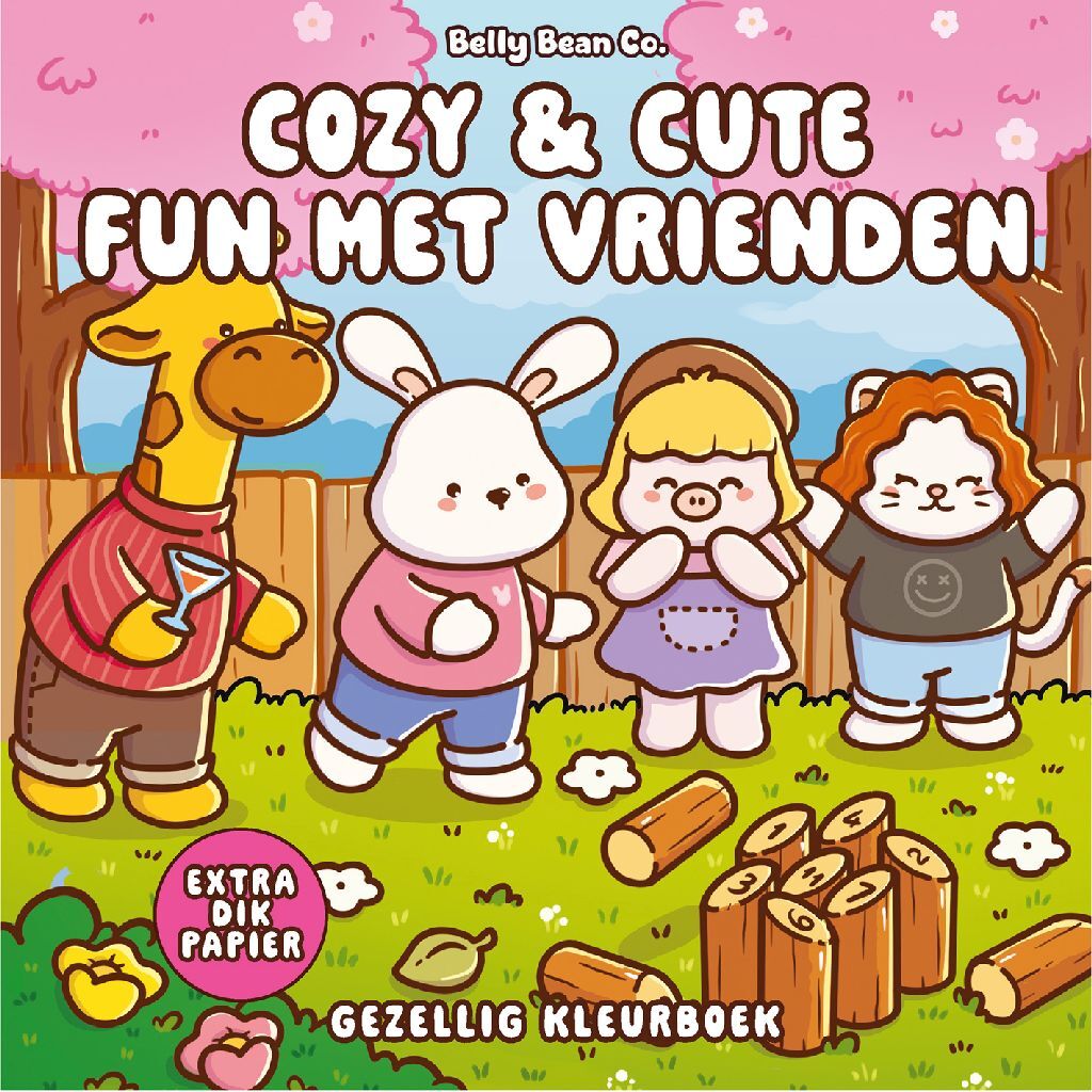 Overige Merken Kleurboek Cozy &Amp; Cute Fun Met Vrienden