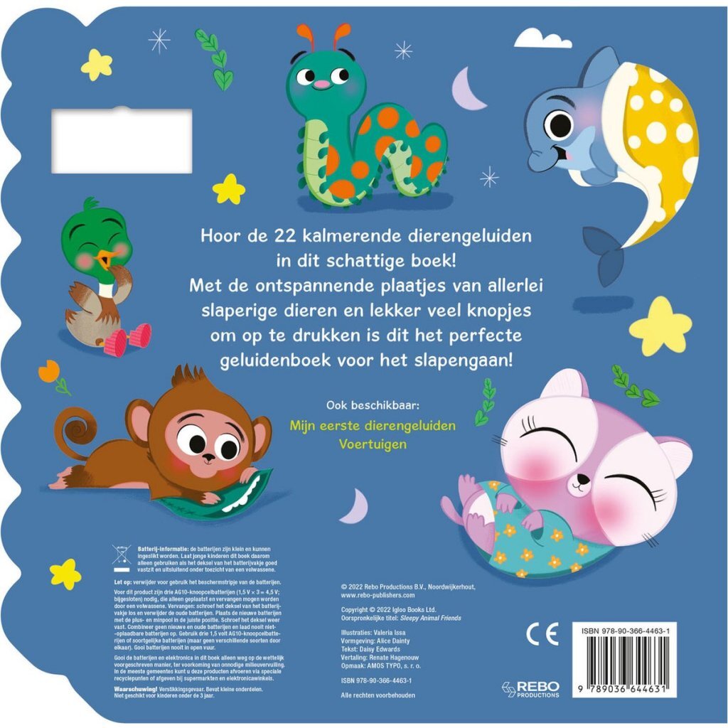 Overige Merken Geluidenboek Bedtijd Dierenvriendjes