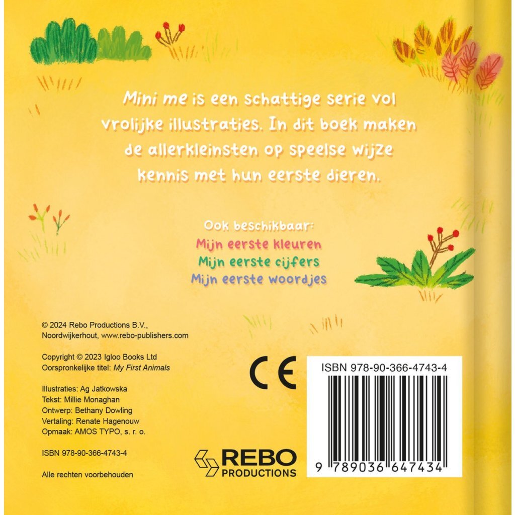 Overige Merken Boek Mini Me Mijn Eerste Dieren