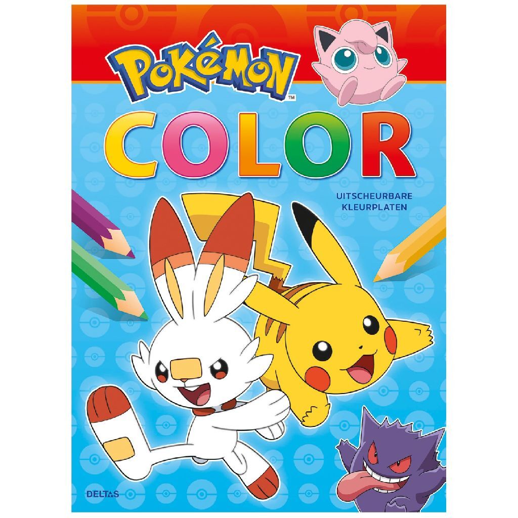 Deltas Detlas Pok&Eacute;Mon Kleurboek