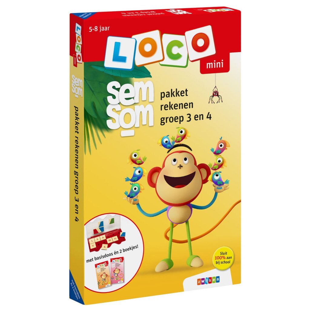 Zwijsen Semsom Loco Mini Pakket Rekenen Groep 3 En 4