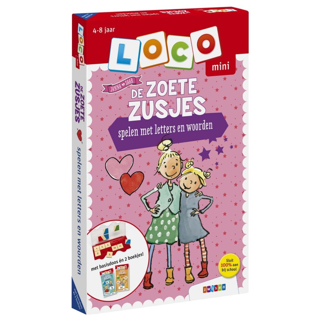 Zwijsen Loco Mini De Zoete Zusjes Spelen Met Letters En Woorden