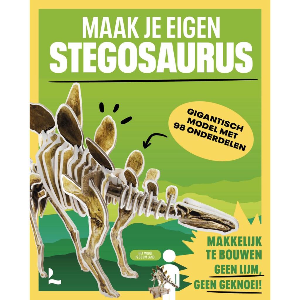 Overige Merken Maak Je Eigen Stegosaurus 98-Delig