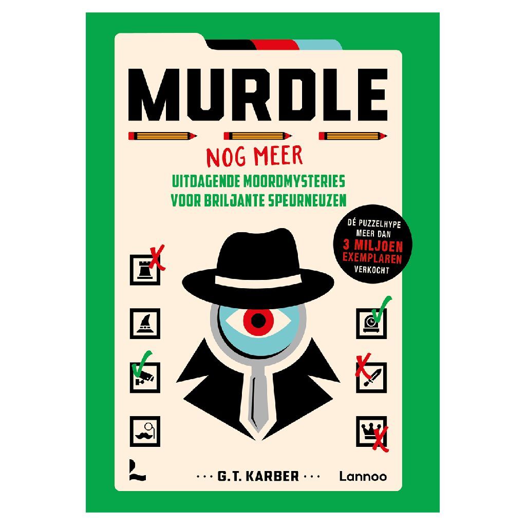 Overige Merken Murdle Puzzelboek Uitdagende Moordmysteries