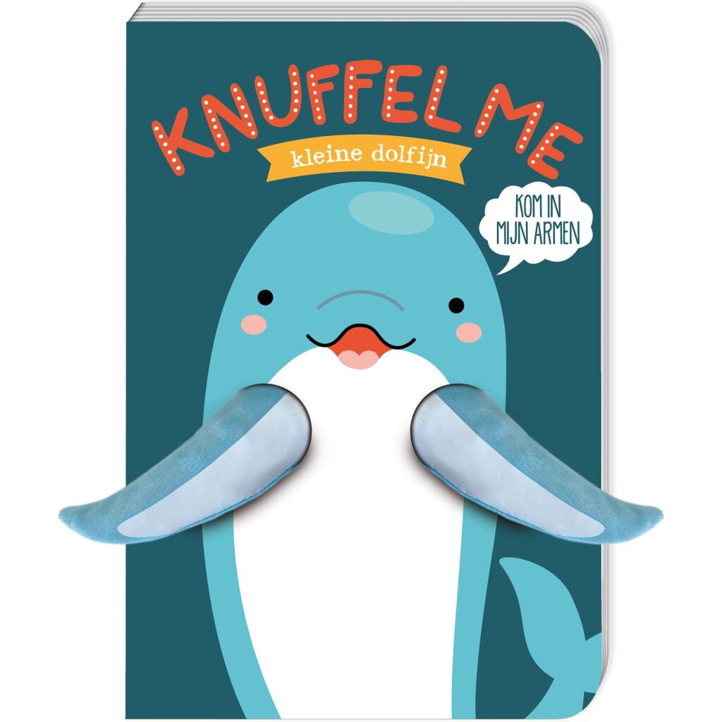 Overige Merken Boek Knuffel Me Kleine Dolfijn
