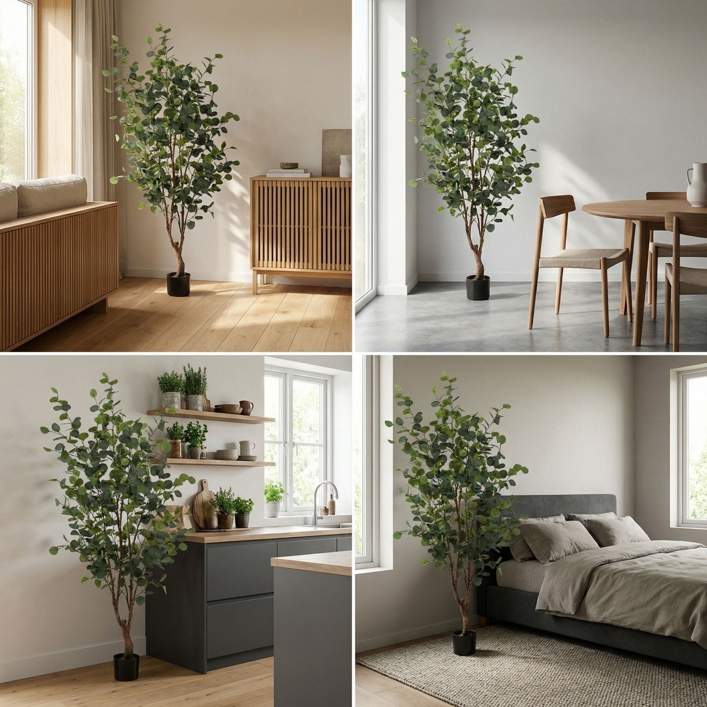 Eucalyptus Tree - 120 Cm - Artificial Plant