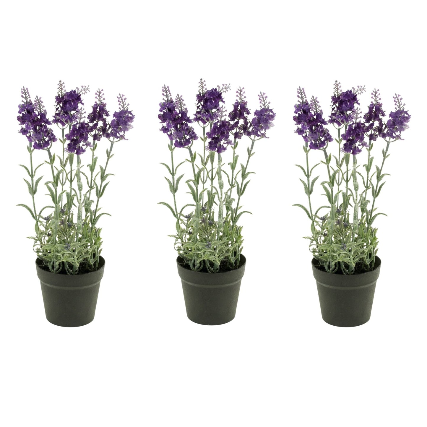 Artificial Lavender - Purple Plant In Pot - Artificial Plant - 28 Cm