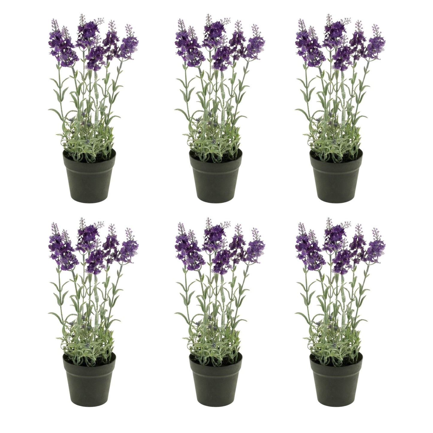 Artificial Lavender - Purple Plant In Pot - Artificial Plant - 28 Cm