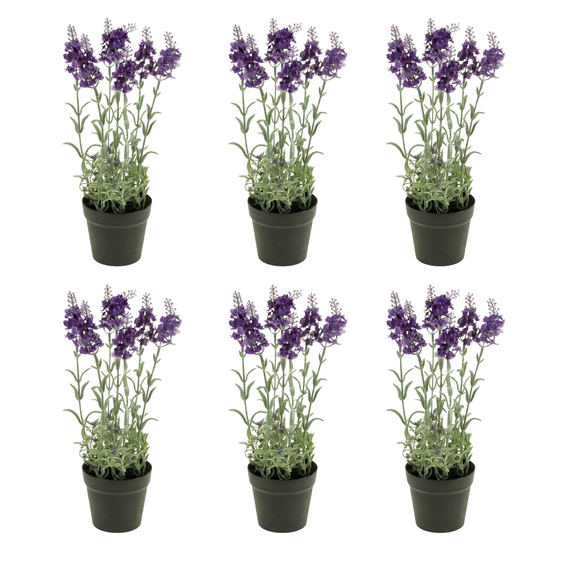 Artificial Lavender - Purple Plant In Pot - Artificial Plant - 28 Cm