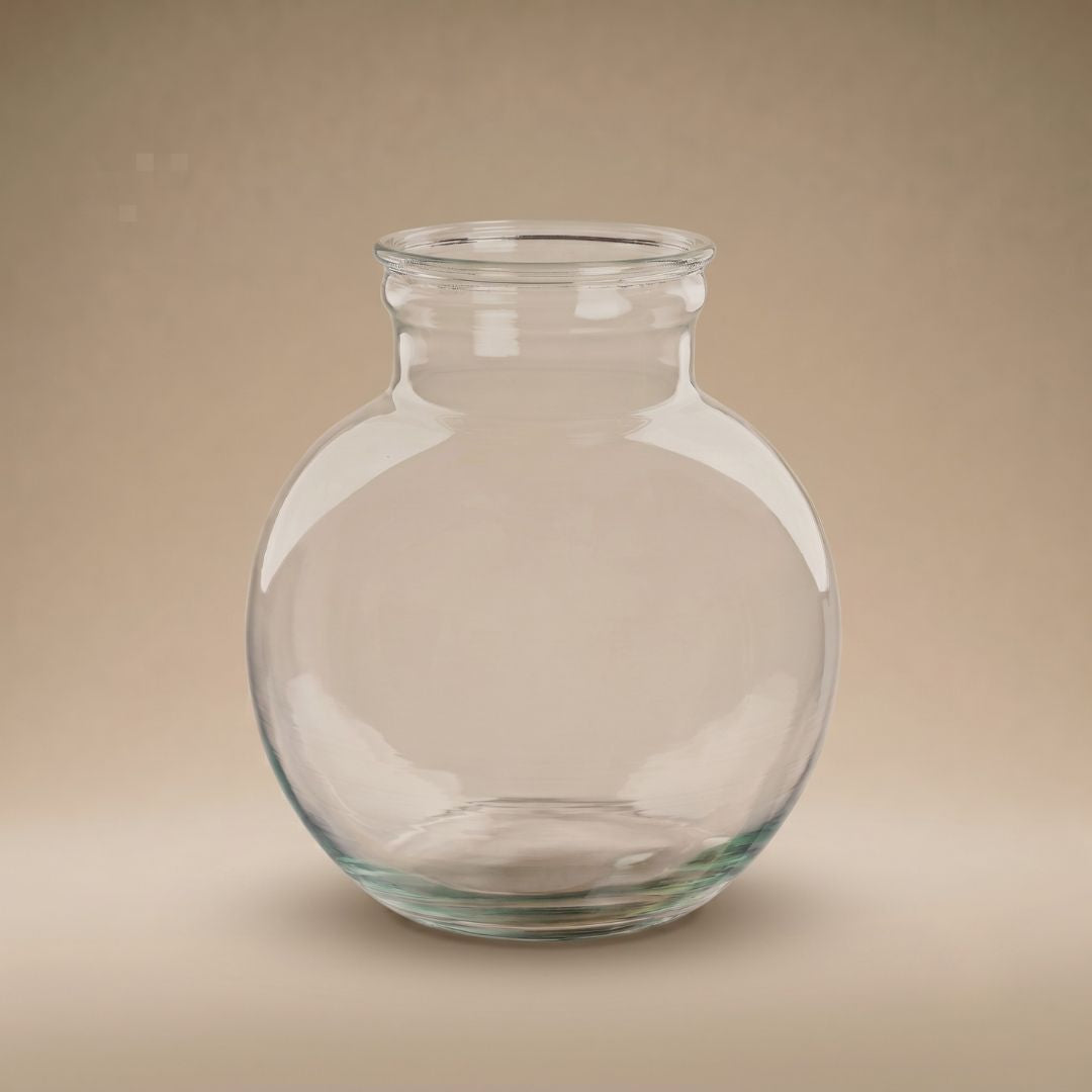 Bottle 'Teddy' - Recycled Glass Ø 25 Cm ↑ 26.5 Cm